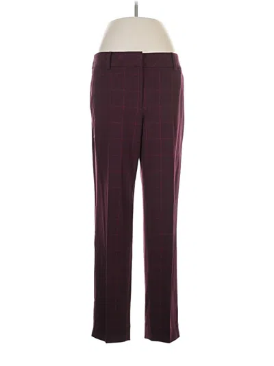 Pre-owned Talbots Dress Pants In Burgundy