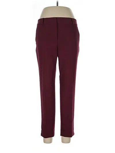Pre-owned Talbots Dress Pants In Burgundy