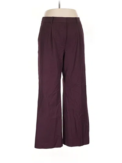 Pre-owned Talbots Dress Pants In Burgundy