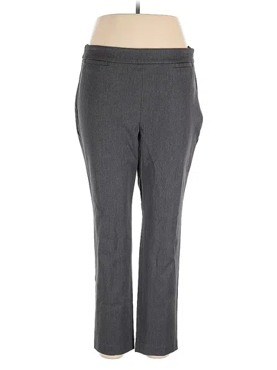 Pre-owned Talbots Dress Pants In Gray