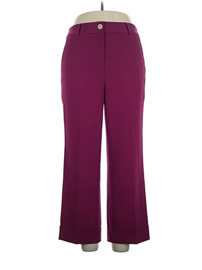 Pre-owned Talbots Dress Pants In Purple