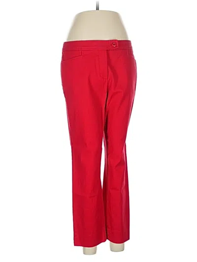 Pre-owned Talbots Dress Pants In Red