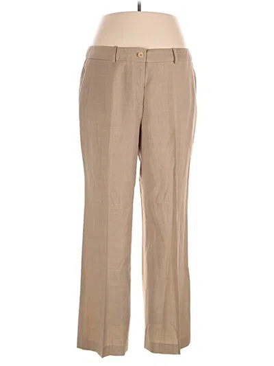 Pre-owned Talbots Dress Pants In Tan