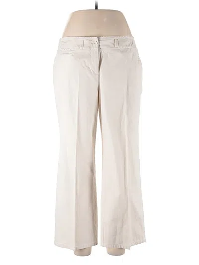 Pre-owned Talbots Dress Pants In White