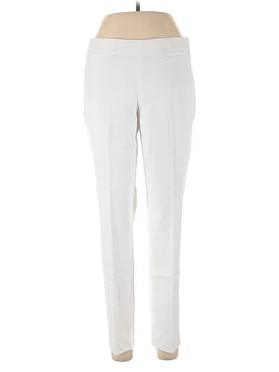 Pre-owned Talbots Dress Pants In White