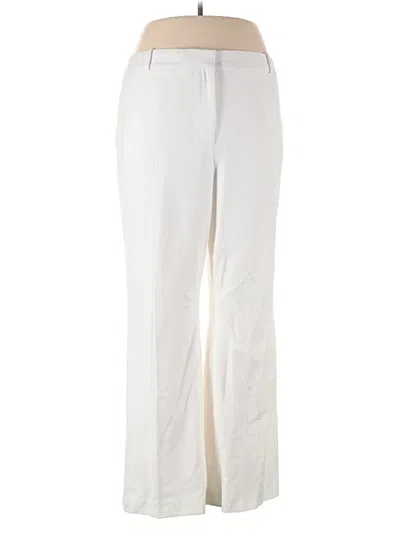 Pre-owned Talbots Dress Pants In White