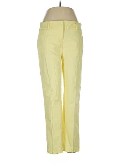 Pre-owned Talbots Dress Pants In Yellow