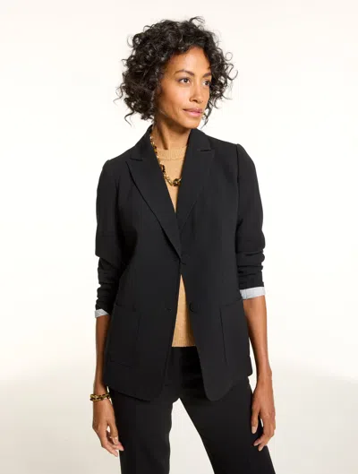 Talbots Easy Travel Blazer - Black - 2