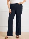 Talbots Easy Travel Flare Leg Pants - Blue - 18