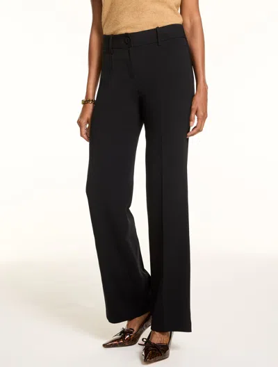 Talbots Easy Travel Relaxed Bootcut Pants - Black - 2