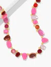 Talbots Eclectic Crystal Necklace - Valiantpy/gold - 001