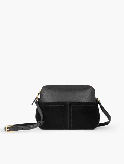 Talbots Ellis Leather Crossbody Bag - Black - 001  In Black