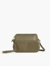 Talbots Ellis Leather Crossbody Bag - Deep Moss - 001