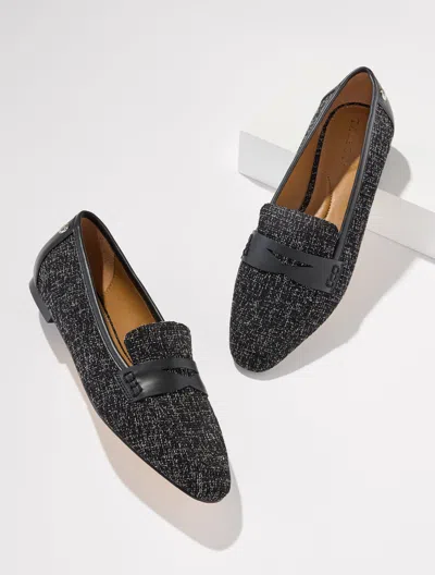 Talbots Erin Loafers - Tweed - Black/white - 5m  In Black,white