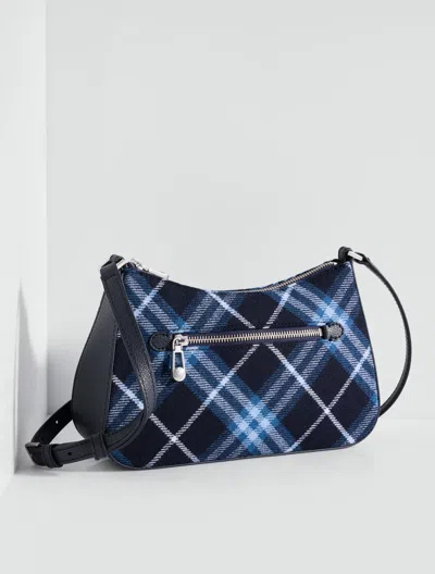 Talbots Evelyn Crossbody Bag - Magnificent Plaid - Blue - 001
