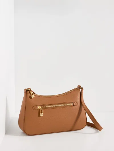 Talbots Evelyn Pebble Leather Crossbody Bag - Havana Tan - 001