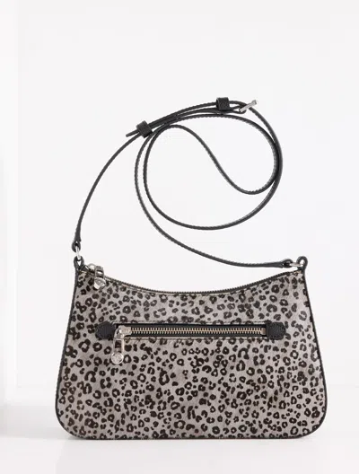 Talbots Evelyn Snow Leopard Crossbody Bag - Grey - 001