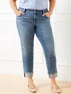 Talbots Plus Size - Everyday Relaxed Jeans - Mindy Wash - 22  In Mindy Wash
