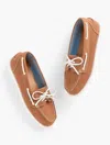 Talbots Finley Nubuck Boat Shoes - Havana Tan - 11m