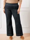 Talbots Flare Leg Pull-on Travel Jeans - Oxford Wash - 3x  In Oxford
