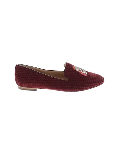 Pre-owned Talbots Flats In Burgundy
