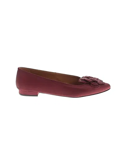Pre-owned Talbots Flats In Burgundy