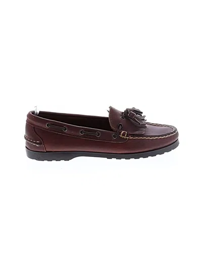 Pre-owned Talbots Flats In Burgundy