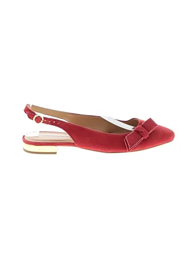 Pre-owned Talbots Flats In Red