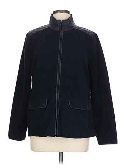 Pre-owned Talbots Fleece Jacket In Blue