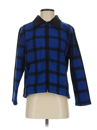 Pre-owned Talbots Fleece Jacket In Blue