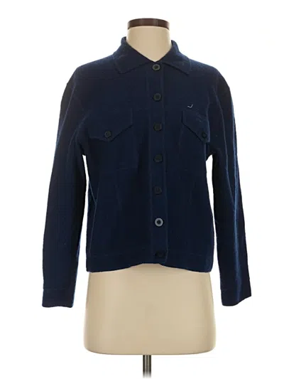 Pre-owned Talbots Fleece Jacket In Blue