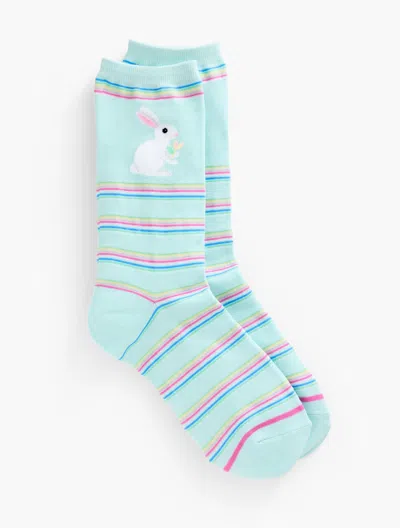Talbots Flopsy Trouser Socks - Blue Ice - 001