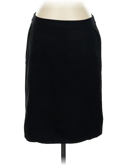 Pre-owned Talbots Formal Skirt In Black