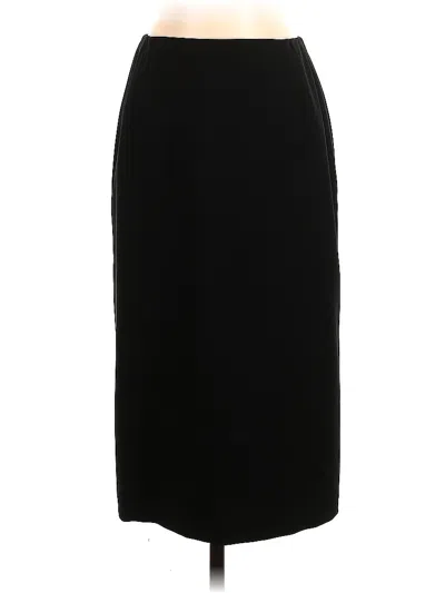 Pre-owned Talbots Formal Skirt In Black