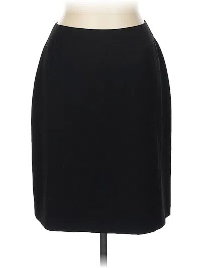 Pre-owned Talbots Formal Skirt In Black