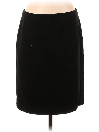 Pre-owned Talbots Formal Skirt In Black