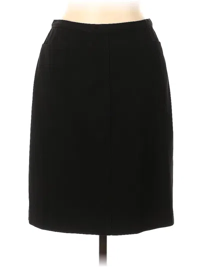 Pre-owned Talbots Formal Skirt In Black