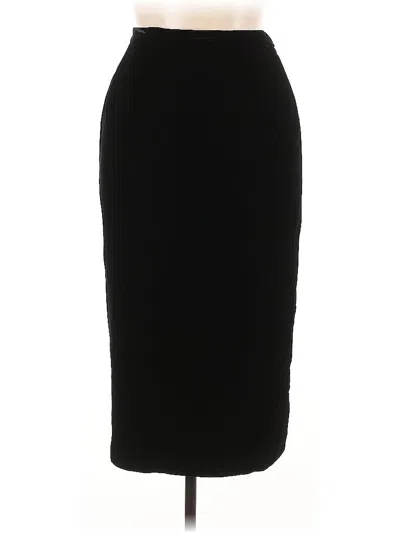 Pre-owned Talbots Formal Skirt In Black