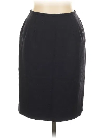 Pre-owned Talbots Formal Skirt In Black