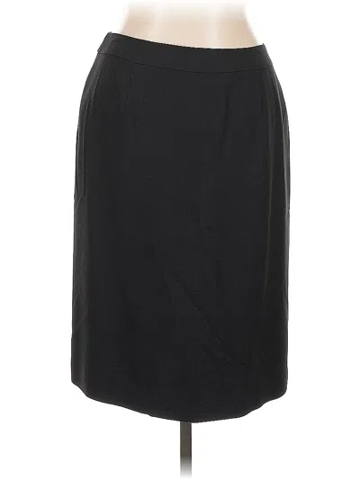 Pre-owned Talbots Formal Skirt In Black