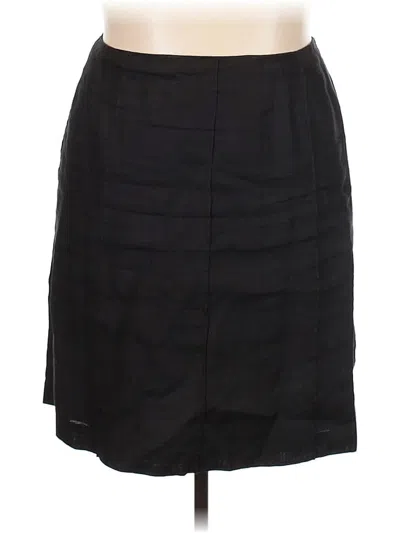 Pre-owned Talbots Formal Skirt In Black