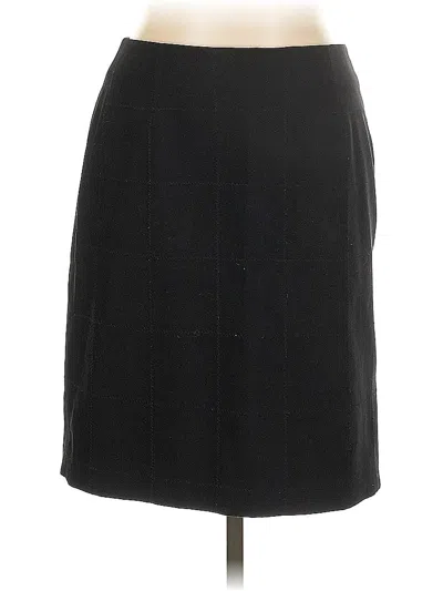 Pre-owned Talbots Formal Skirt In Black
