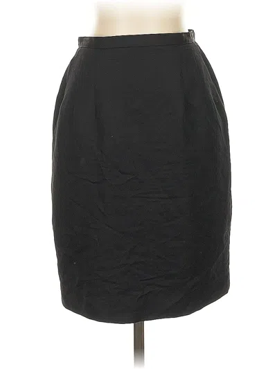 Pre-owned Talbots Formal Skirt In Black
