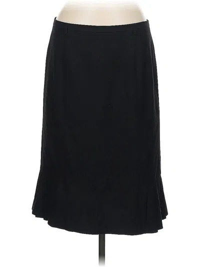 Pre-owned Talbots Formal Skirt In Black