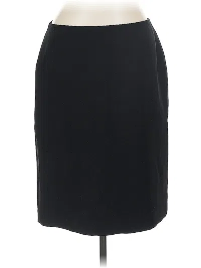 Pre-owned Talbots Formal Skirt In Black