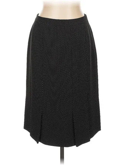 Pre-owned Talbots Formal Skirt In Black