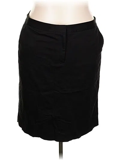Pre-owned Talbots Formal Skirt In Black