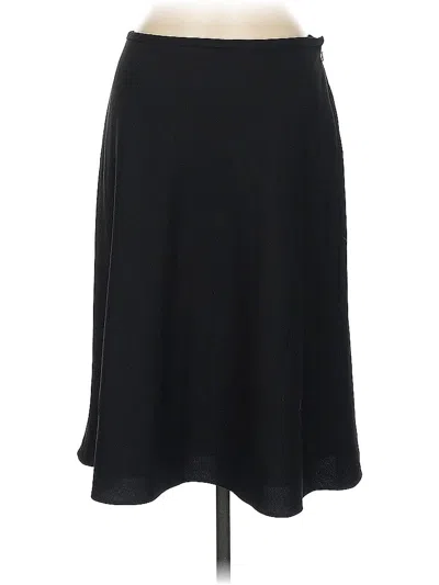 Pre-owned Talbots Formal Skirt In Black
