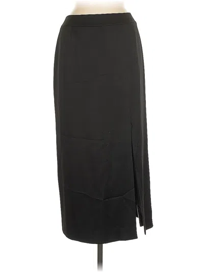 Pre-owned Talbots Formal Skirt In Black
