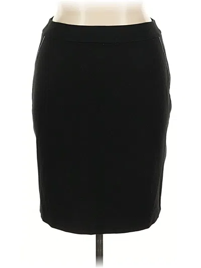 Pre-owned Talbots Formal Skirt In Black